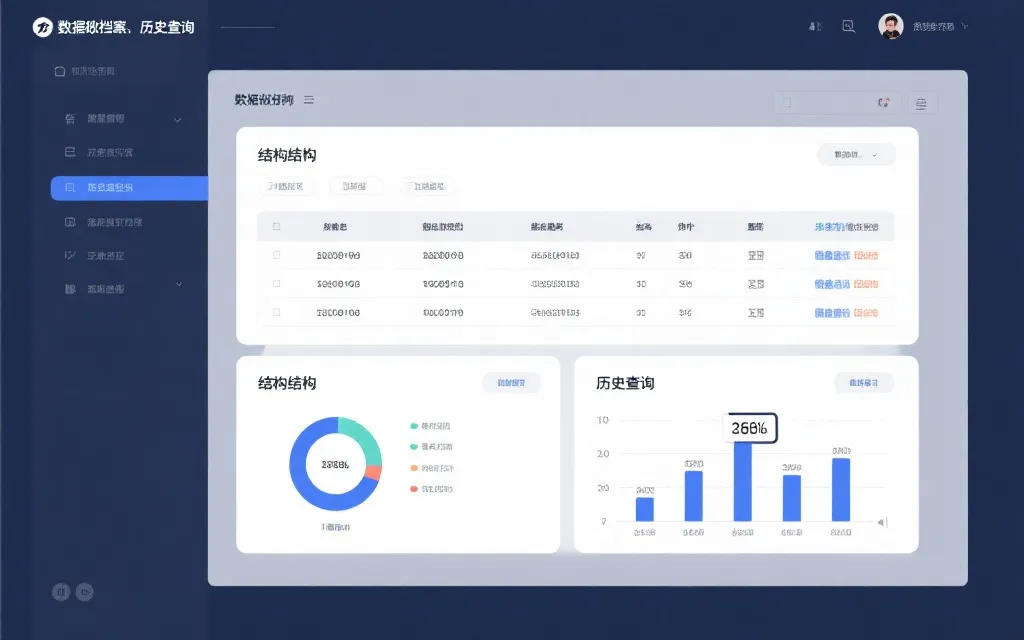 历史数据归档与查询界面示意
